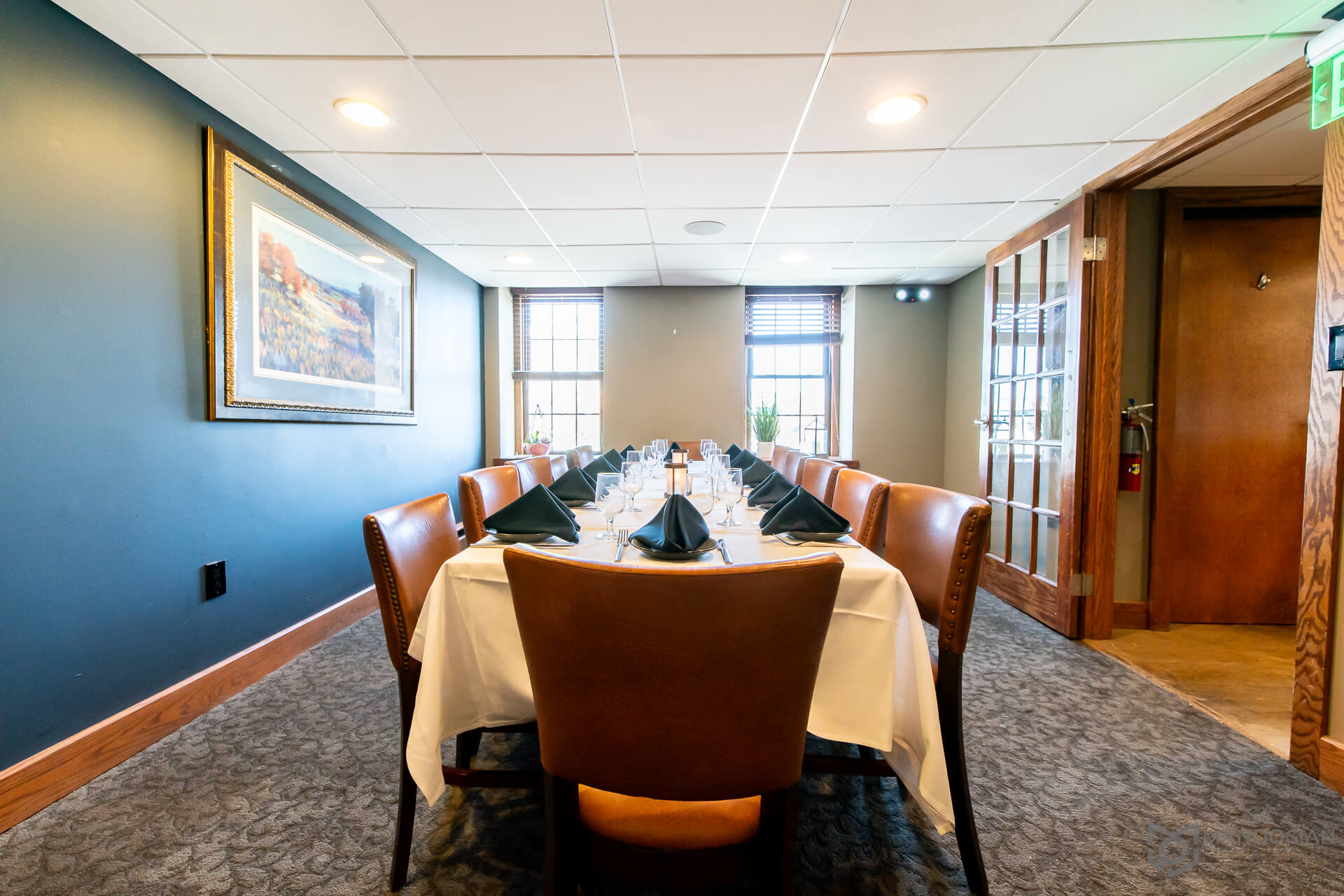 Founders room private dining blue bell